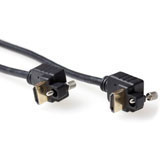Advanced cable technology HDMI High Speed cable, two sides angled lockableHDMI High Speed cable, two sides angled lockable (AK3694)